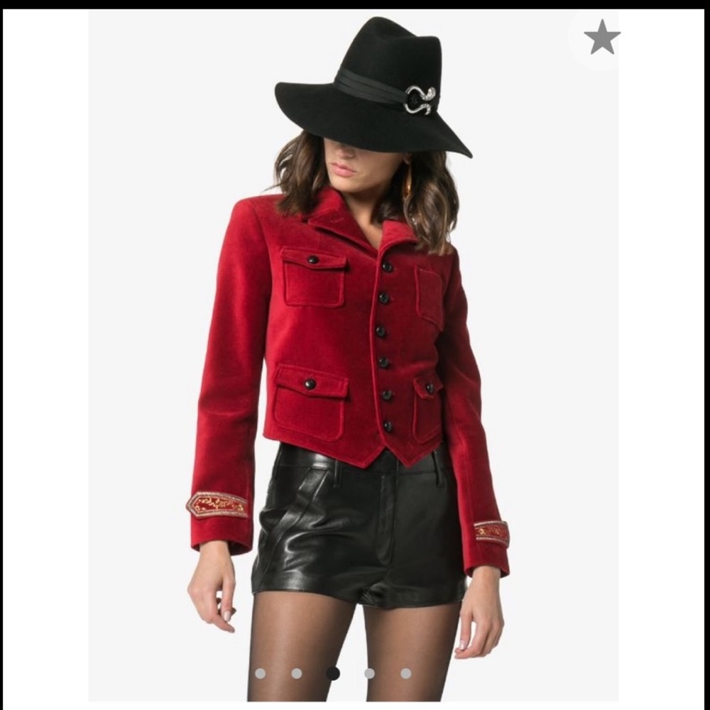 SAINT LAURENT Bolero Jacket Size 38/4 - Picture 6 of 9